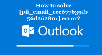 How to solve [pii_email_cce677b39fb56d262801] error?