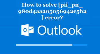 How to solve [pii_pn_980d4aa205056942e5b2] error?