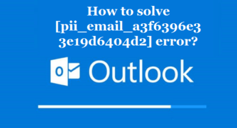 How to solve [pii_email_a3f6396e33e19d6404d2] error?